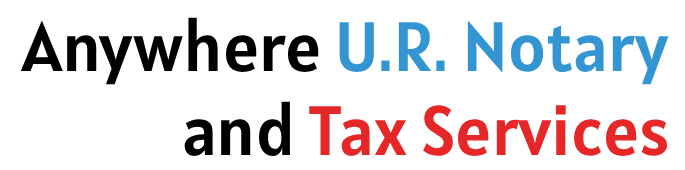 Anywhere U.R. Notary and Tax Services logo
